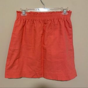 Salmon pink skirt
